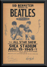 Pôster concerto dos Beatles reimpressão em papel original dos anos 1960 autógrafo reimpressão 048 comprar usado  Enviando para Brazil