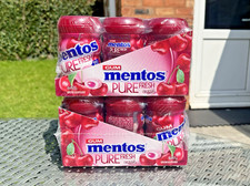 MENTOS GOMA DE MASCAR PURO SABOR CEREJA FRESCA GARRAFA X12 SEM AÇÚCAR BBE JUNHO 2025 comprar usado  Enviando para Brazil