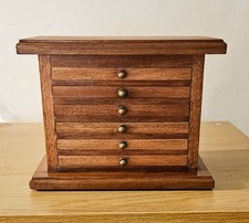 Mahogany coin cabinet for sale  DURHAM