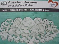 Ausstechformen weiß lebensmit gebraucht kaufen  Deutschland