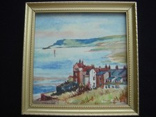 Vintage miniature watercolour for sale  HUDDERSFIELD
