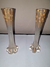 2vasesancien soliflore verre d'occasion  Vernaison