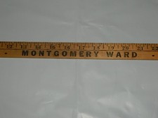 Vintage Montgomery Ward Pow'r-Kraft Ferramentas Brocas Publicidade 36" Yardstick comprar usado  Enviando para Brazil