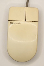 MICROSOFT SERIAL MOUSE 07685 TRACKBALL TRACK BALL BRANCO VINTAGE RETRÔ 9 pinos comprar usado  Enviando para Brazil