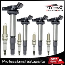 ✅4X bobina de ignição 4X vela de ignição de irídio para 2009-2017 Toyota Corolla 1.8L UF596✅ comprar usado  Enviando para Brazil