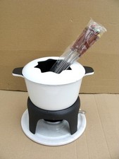 Fondue set white for sale  SOUTH CROYDON