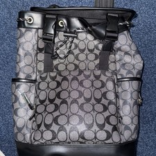 Leather coach backpack for sale  Boca Raton