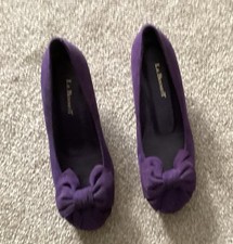 Bennett purple suede for sale  MIDHURST