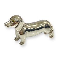Usado, Estatueta miniatura colecionável estilo vitoriano Dachshund cachorro prata esterlina 925 comprar usado  Enviando para Brazil