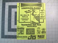 Folheto de eventos vintage - G&S Longboard Classic Surf Skate CA NON comprar usado  Enviando para Brazil
