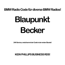 Bmw radio code gebraucht kaufen  Schneverdingen