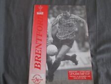 Brentford home programme for sale  LONDON