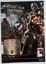GOD OF WAR - 2010 página inteira anúncio de revista do Reino Unido Sony PlayStation 3 PS3 comprar usado  Enviando para Brazil