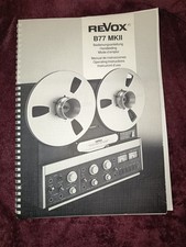 Bedienungsanleitung revox b77 gebraucht kaufen  Münster