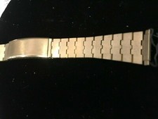  Pulseira de relógio vintage dourada HGE JB Champion LED LCD 1970-1980 NOS 18mm 22mm comprar usado  Enviando para Brazil