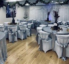 White chair covers for sale  ILKESTON