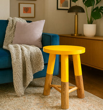 Rustic dipped yellow for sale  LONDON