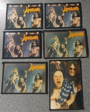 CONJUNTO DE ADESIVOS VENOM Raro Vintage Original Anos 80 Feito na Inglaterra broche de metal preto lp comprar usado  Enviando para Brazil