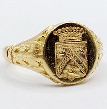 Bague chevalière 18k d'occasion  Paris II