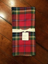 Conjunto de 2 toalhas de chá de cozinha xadrez de Natal Pottery Barn Clark tartan vermelho 20x30" comprar usado  Enviando para Brazil