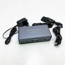 VEDINDUST KVM Switch 2 PC 2 Monitore 4K@60Hz KVM Switch Dual Monitor Aluminium comprar usado  Enviando para Brazil