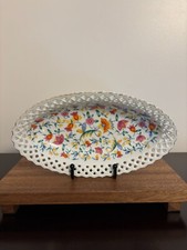 Vintage floral white for sale  Cleveland