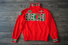 Usado, JAQUETA EUSKADI BILBAO FUTEBOL PISTA TOP BASCO COUNTRY KAPPA VINTAGE MASCULINA PEQUENA comprar usado  Enviando para Brazil