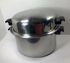 Vintage Flavorseal por Cory Pluramelt 6 qt Forno Holandês Bandeja de Ovos Trivet Stock Pot comprar usado  Enviando para Brazil