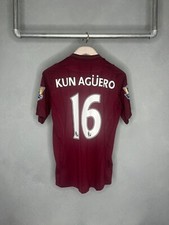 Manchester City • SERGIO AGÜERO • 2012/2013 • Koszulka wyjazdowa • M, używany na sprzedaż  Wysyłka do Poland