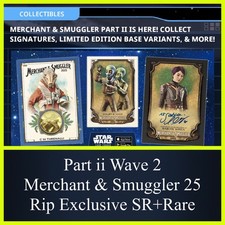 PARTE ii MERCHANT&SMUGGLER 25 SR+R RIP EXCLUSIVO 64-TOPPS STAR WARS CARD TRADER, usado comprar usado  Enviando para Brazil