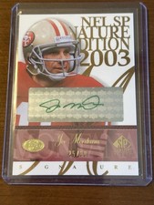 2003 UPPER DECK SP ASSINATURA JOE MONTANA, #JM, TINTA VERDE AUTOMÁTICA /50 SSP, usado comprar usado  Enviando para Brazil