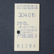 Ancien ticket paris d'occasion  Nantes-