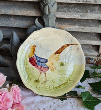 Ancienne assiette barbotine d'occasion Ancienne assiette barbotine d'occasion  Le Poinçonnet