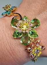 Bracelet idyllia fleurs. d'occasion  Coudekerque-Branche