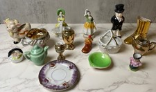 Lote misto de 16 colecionáveis vintage miniatura de porcelana cerâmica Japão comprar usado  Enviando para Brazil