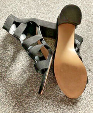 Womens sandals black for sale  RIPLEY
