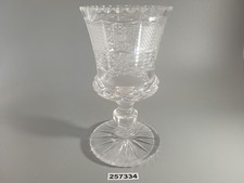 Pokalvase Glas Vintage Transparent Blumenvase H=21cm antik Deko #257334, usado comprar usado  Enviando para Brazil