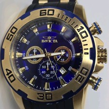 Invicta Pro Diver relógio masculino de mergulho cronógrafo azul 22313 50mm comprar usado  Enviando para Brazil