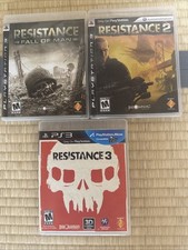 Resistance Playstation PS3 conjunto: Resistance Fall of Man, Resistance 2 e 3 comprar usado  Enviando para Brazil