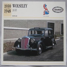 Wolseley collectors classic for sale  DARWEN