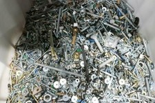 10 lb Prendedores de aço soltos sortidos a granel PORCAS PARAFUSOS PARAFUSOS ARRUELAS, usado comprar usado  Enviando para Brazil