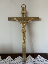 Crocifisso parete ottone usato  Lugo