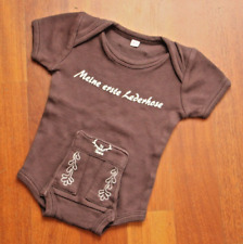 Babybody braun lederhose gebraucht kaufen  München