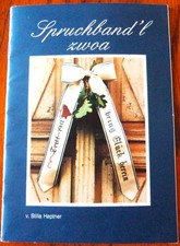 Spruchband zwoa stilla gebraucht kaufen  Bad Schwartau