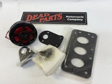 Usado, Lâmpada traseira Harley Honda Chopper caveira preta montagem lateral placa de licença comprar usado  Enviando para Brazil