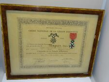 Cadre diplome legion d'occasion  Angoulême