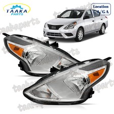 Farol de halogênio sem lâmpadas para 2015-2019 Nissan Versa Sedan par comprar usado  Enviando para Brazil