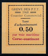 Timbre grève corse d'occasion  Dunkerque-