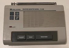 Usado, Rádio meteorológico Midland 74-109 portátil todos os riscos NOAA 9 volts bateria comprar usado  Enviando para Brazil