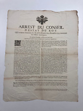 Placard affiche 1737 d'occasion  Auzances